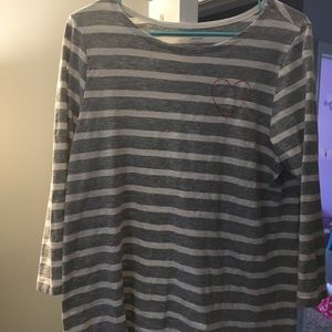 Old Navy Black and White Stripped long sleeve